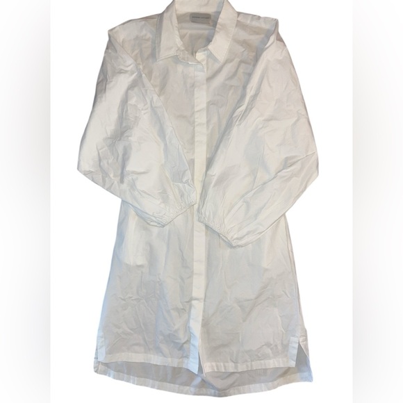 MODERN CITIZEN WHITE Clara Open-Back Button Down Dress - Picture 2 of 8